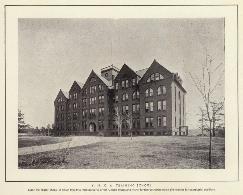 Springfield, Massachusetts: YMCA Training School (f/w fotó) alkotó: American Photographer (after)
