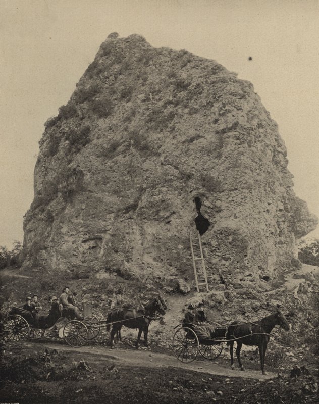 Sugarloaf Rock, Mackinac Island, Michigan (f/w fotó) alkotó: American Photographer (after)