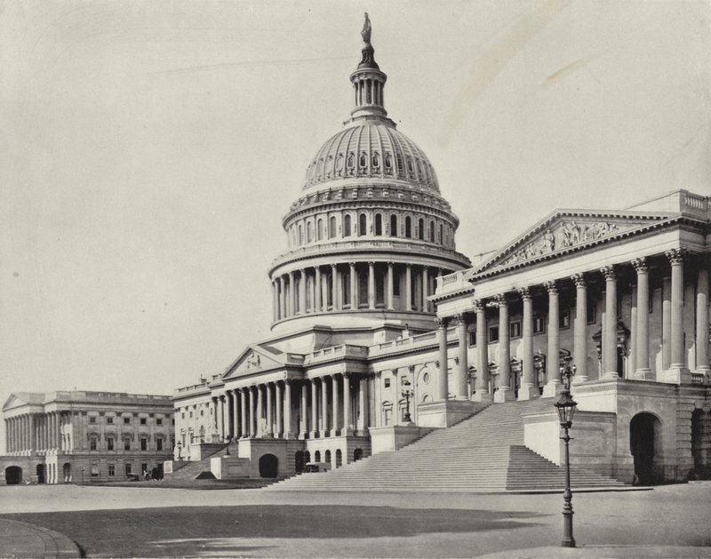 A fővárosi épület Washingtonban (f/w fotó) alkotó: American Photographer (after)