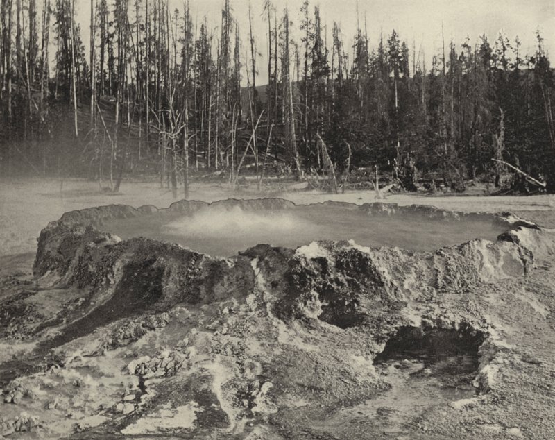 The Punch Bowl, Yellowstone Nemzeti Park (f/w fotó) alkotó: American Photographer (after)