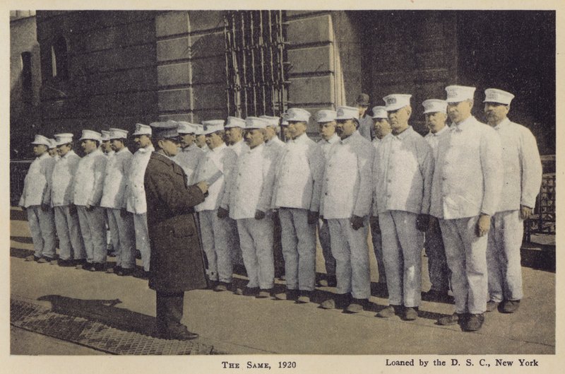 The Street Cleaners of New York, The Roll Call alkotó: American Photographer (after)