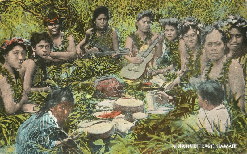 Bennszülöttek ünnepe, Hawaii (színes fotó) alkotó: American Photographer