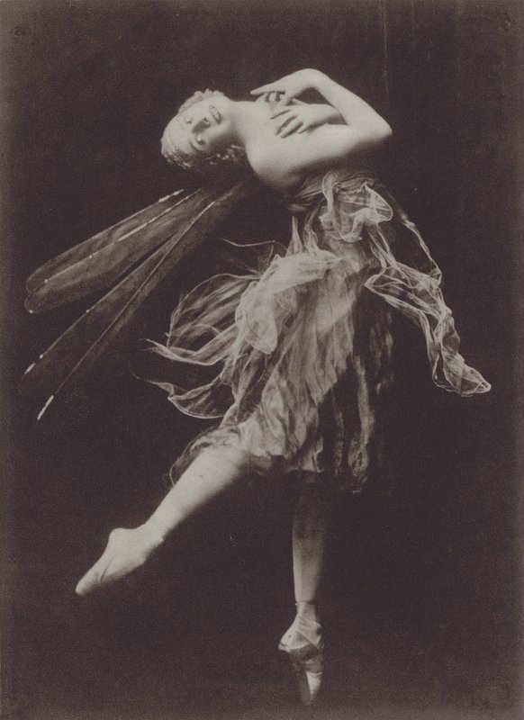 Anna Pavlova a Sárkánylégyben (fekete-fehér fotó) alkotó: American Photographer