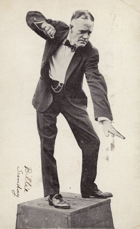 Billy Sunday (fekete-fehér fotó) alkotó: American Photographer