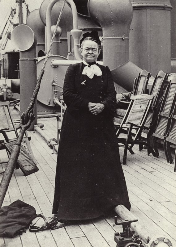 Carrie Nation (1846-1911), amerikai radikális mértékletességi harcos, 1905 körül (fekete-fehér fotó) alkotó: American Photographer
