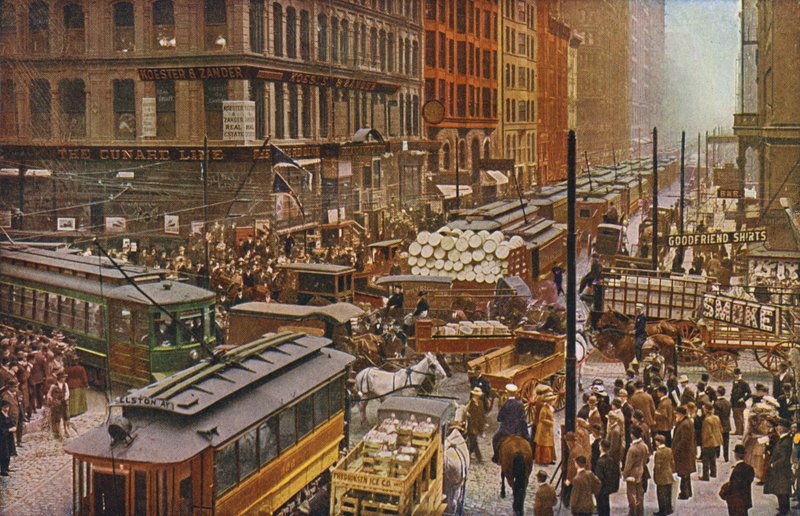 Chicago: utcákon (színes fotó) alkotó: American Photographer