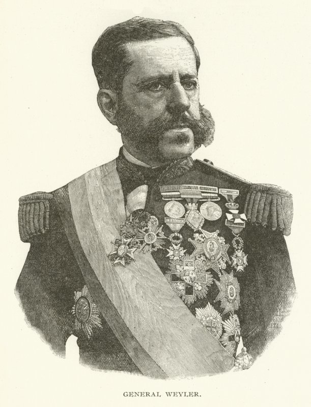 Weyler tábornok (fekete-fehér fénykép) alkotó: American Photographer