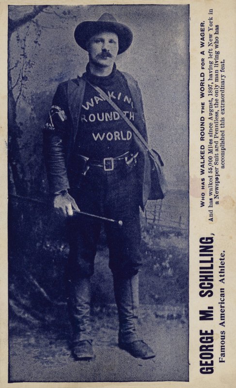 George M Schilling, híres amerikai sportoló (fekete-fehér fotó) alkotó: American Photographer