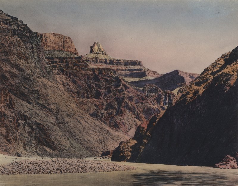 Arizonai Grand Canyon: Colorado River, Bright Angel Trail (színes fotó) alkotó: American Photographer