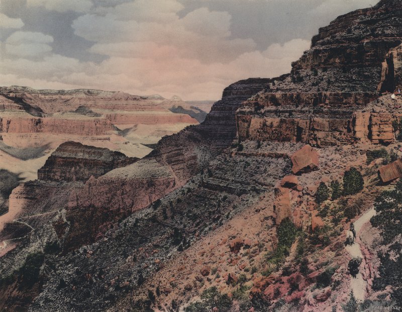 Arizonai Grand Canyon: Hermit Trail (színes fotó) alkotó: American Photographer