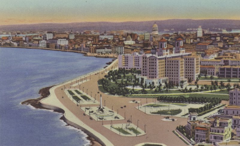 Hotel Nacional, Parque del Maine, National Hotel, Maine Park (színes fotó) alkotó: American Photographer