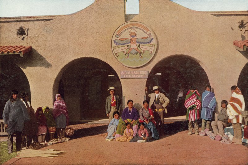 Indian Building, Albuquerque, Új-Mexikó (színes fotó) alkotó: American Photographer
