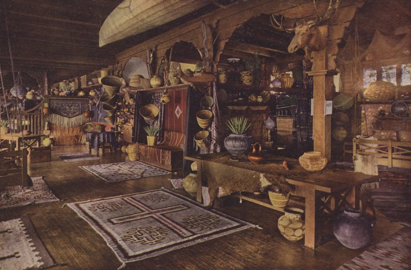 Belső indián épület, Albuquerque, Új-Mexikó (színes fotó) alkotó: American Photographer