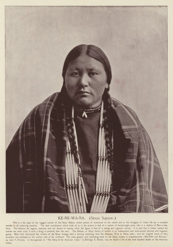 Ke-Ne-Wa-Na, Sioux Squaw alkotó: American Photographer