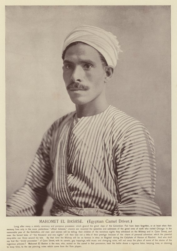 Mahomet El Bashse, egyiptomi tevehajtó alkotó: American Photographer