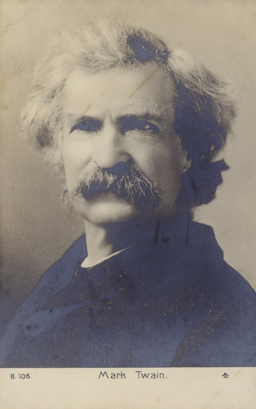 Mark Twain (1835-1910), amerikai író (fekete-fehér fotó) alkotó: American Photographer