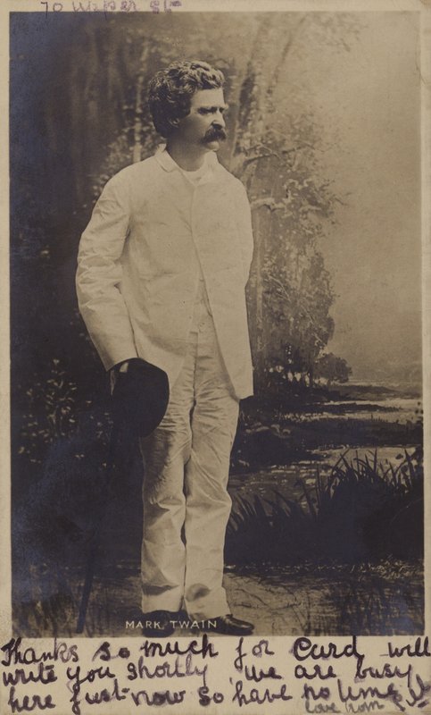 Mark Twain (1835-1910), amerikai író alkotó: American Photographer