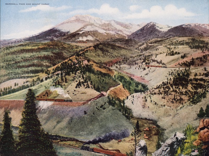 Marshall Pass és Mount Ouray (színes fotó) alkotó: American Photographer