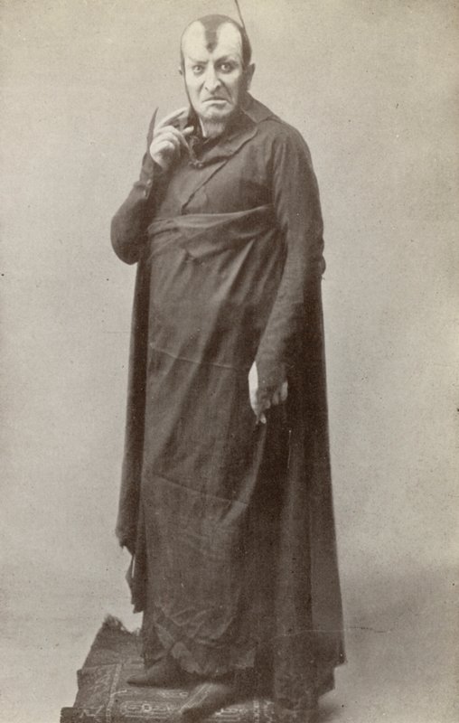Maurice Renaud, mint "Mefistofele" (fekete-fehér fotó) alkotó: American Photographer