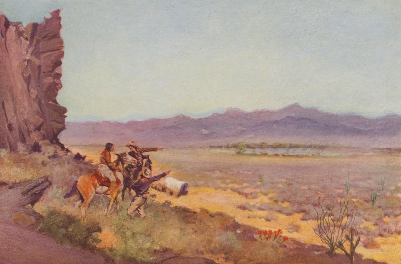 Mirage on the Desert, Arizona (színes fotó) alkotó: American Photographer