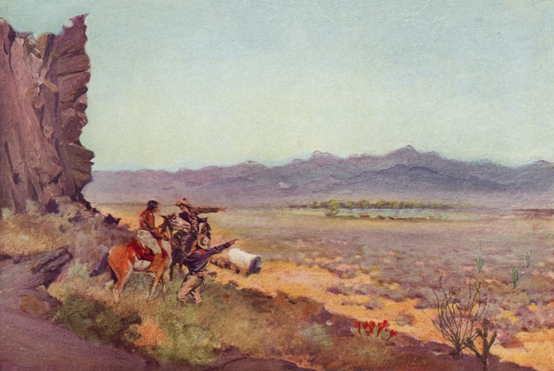 Mirage on the Desert, Arizona (színes fotó) alkotó: American Photographer