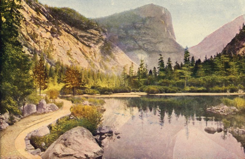 Mirror Lake, Yosemite Nemzeti Park (színes fotó) alkotó: American Photographer