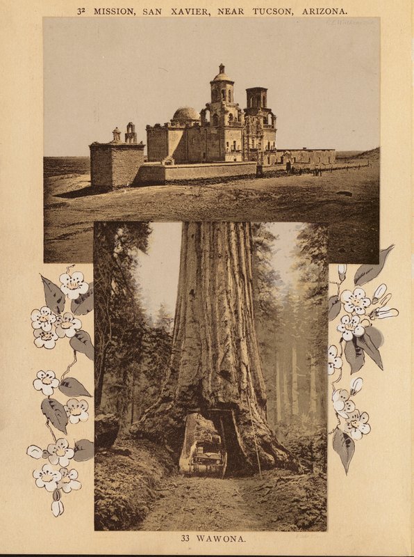San Xavier misszió, Tucson közelében, Arizona; Wawona (fekete-fehér fotó) alkotó: American Photographer