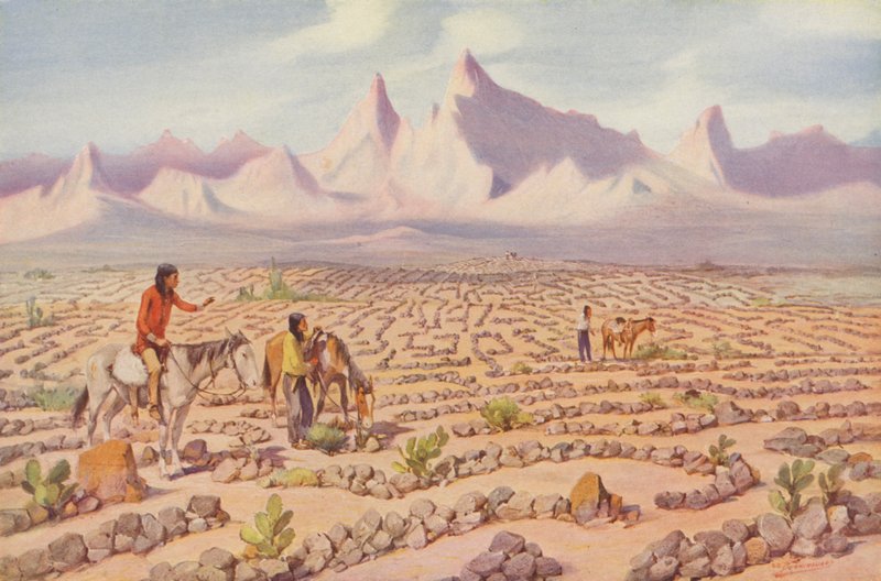 A Mojave indiánok misztikus útvesztője, Needles közelében, Kalifornia (színes fotó) alkotó: American Photographer