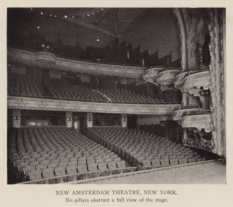 New Amsterdam Theatre, New York (fekete-fehér fotó) alkotó: American Photographer