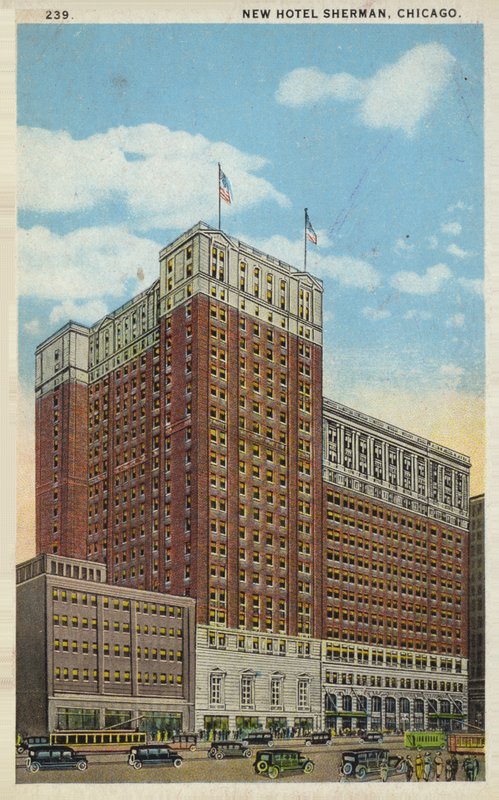 New Hotel Sherman, Chicago, Illinois, USA (színes fotó) alkotó: American Photographer