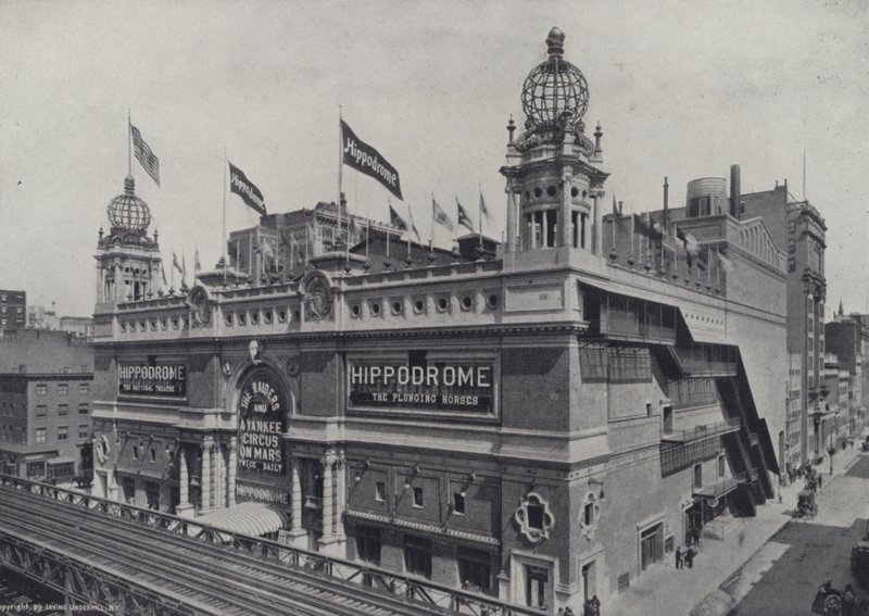 New York: New York Hippodrome (fekete-fehér fotó) alkotó: American Photographer