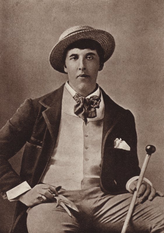 Oscar Wilde ír költő és drámaíró Amerikában (fekete-fehér fotó) alkotó: American Photographer
