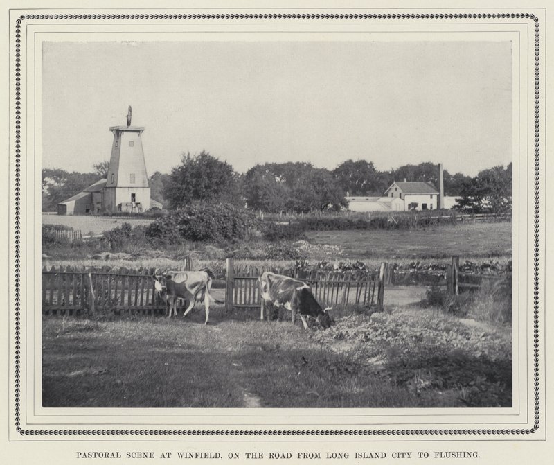 Pásztori jelenet Winfieldben, a Long Island Cityből Flushingba vezető úton (f/w fotó) alkotó: American Photographer