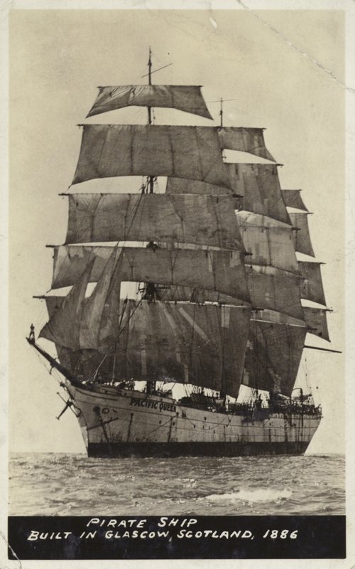 Kalózhajó, 1886-ban épült Glasgow-ban, Skóciában alkotó: American Photographer
