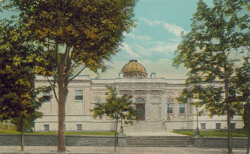 Poughkeepsie: Adriance Memorial Library (színes fénykép) alkotó: American Photographer