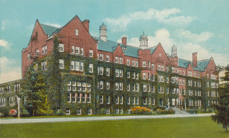 Poughkeepsie: Lathrop Hall, Vassar College (színes fotó) alkotó: American Photographer