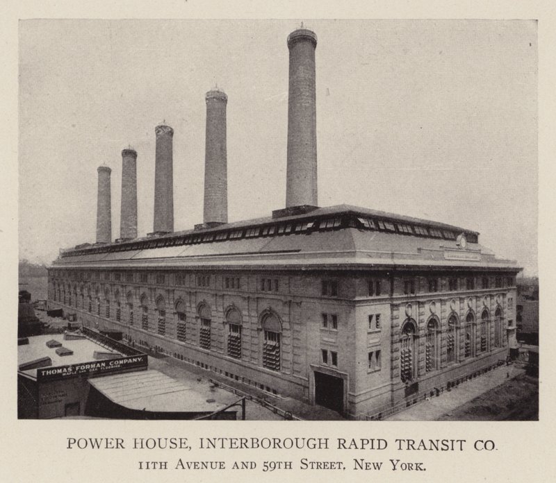 Power House, Interborough Rapid Transit Co. alkotó: American Photographer