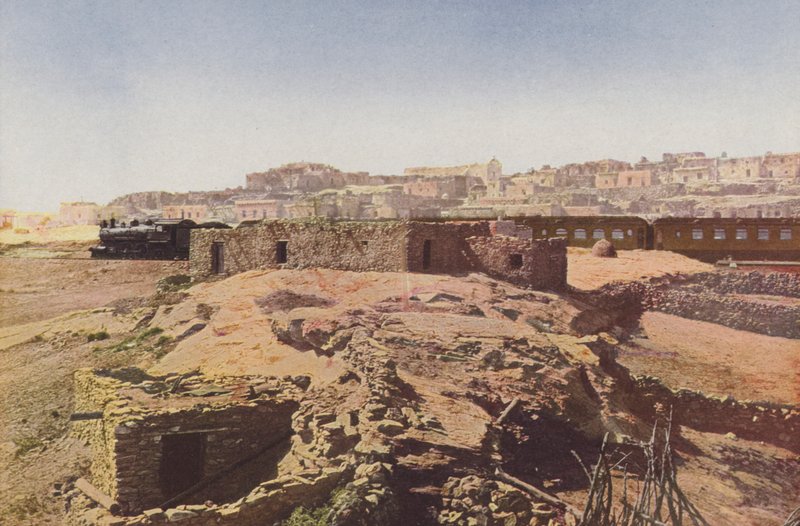 Pueblo of Laguna, Új-Mexikó (színes fénykép) alkotó: American Photographer