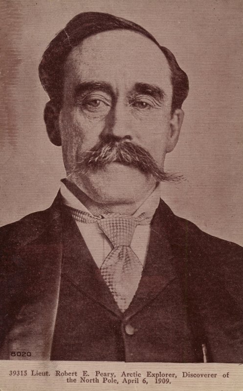 Robert Peary (1856-1920), amerikai sarkkutató (fekete-fehér fotó) alkotó: American Photographer