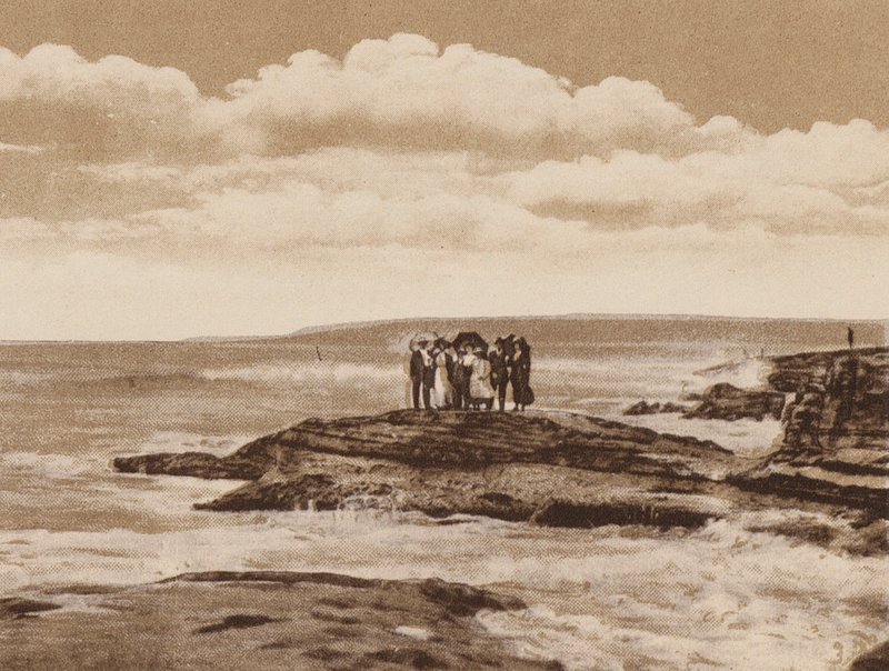San Diego: Turtle Rock, La Jolla, San Diego közelében (fekete-fehér fénykép) alkotó: American Photographer