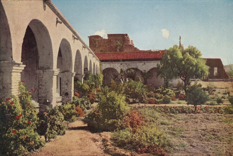 San Juan Capistrano Mission, Kalifornia (színes fotó) alkotó: American Photographer