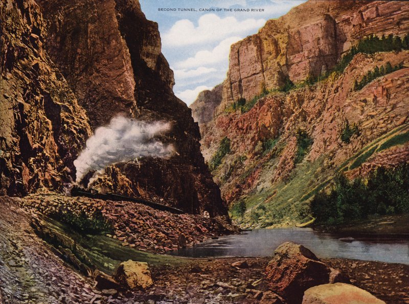 Második alagút, a Grand River kánonja (színes fotó) alkotó: American Photographer