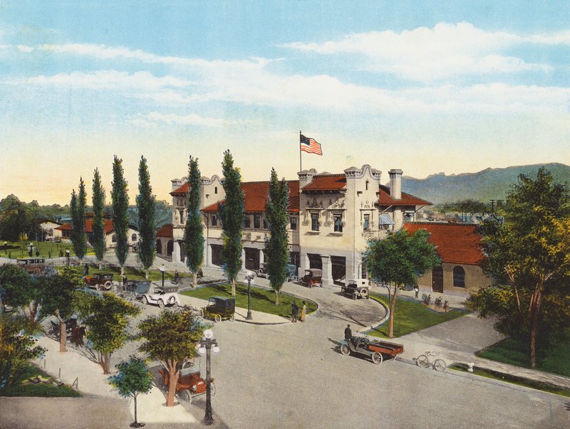 Southern Pacific Depot, Tucson (színes fotó) alkotó: American Photographer