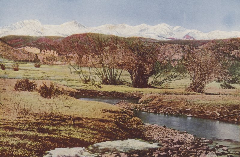 A Snowy Range, Trinidad közelében, Colorado (színes fotó) alkotó: American Photographer