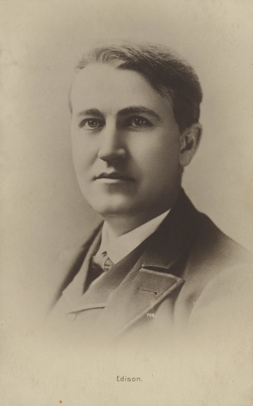 Thomas Edison (1847-1931), amerikai feltaláló alkotó: American Photographer