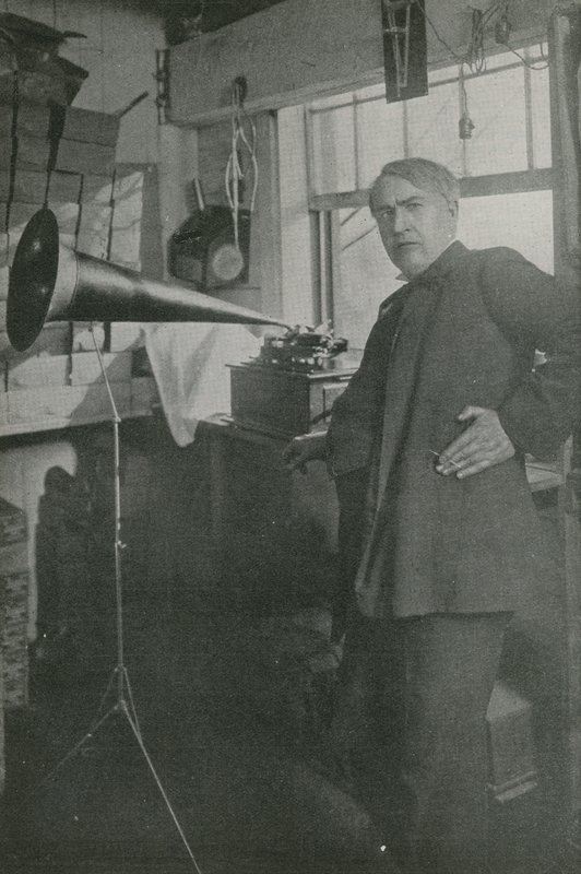 Thomas Edison a műhelyében alkotó: American Photographer