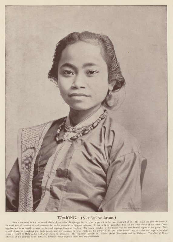 Toajong, Soendanese Javan alkotó: American Photographer