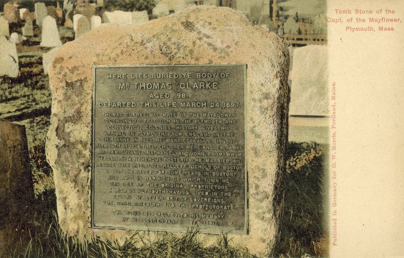 A Mayflower kapitányának sírja, Plymouth, Massachusetts (színes fotó) alkotó: American Photographer