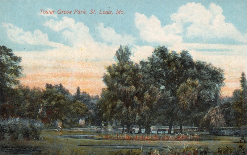 Tower Grove Park, St Louis, Mo (színes fotó) alkotó: American Photographer
