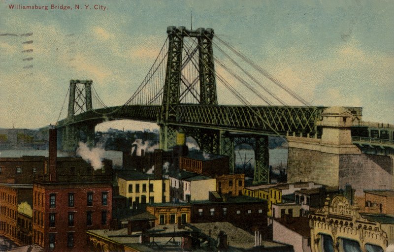 Williamsburg Bridge, New York City, USA (színes fotó) alkotó: American Photographer
